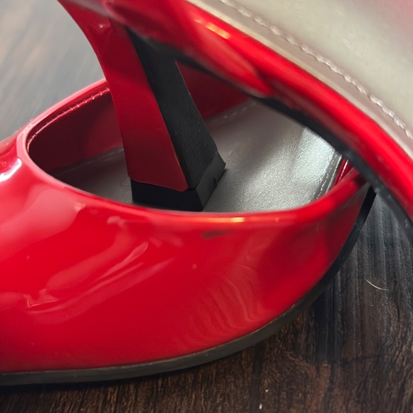 ✨ Worthington Lucien Women’s Pointed Closed Toe Stiletto Heel Pumps ✨ Size 7 Red - Picture 8 of 13